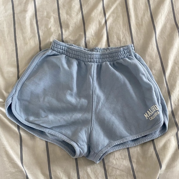 Brandy Melville Pants - Malibu California lisette shorts light blue